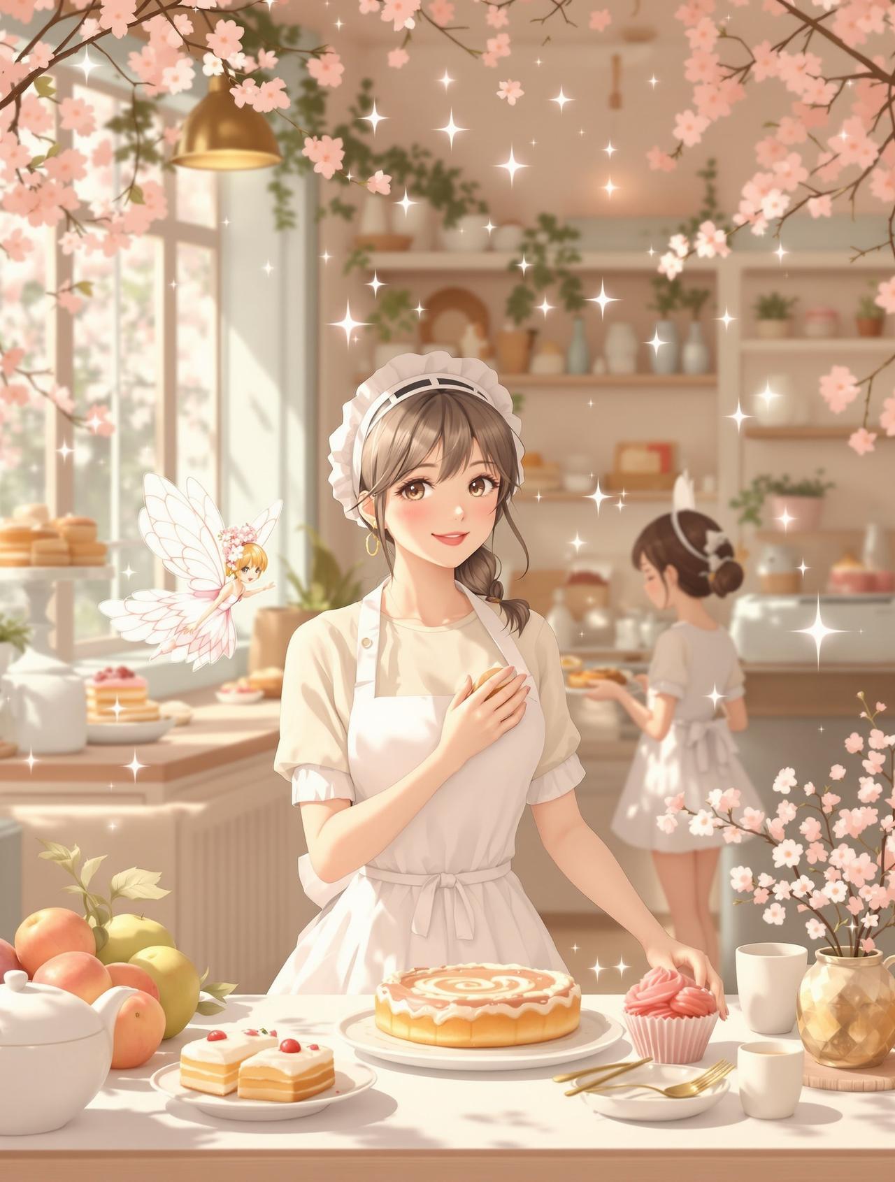 贝勒漫画 - 甜点师与樱花妖精